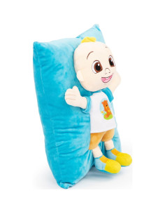 Almohada de Peluche 3D CoComelon JJ - Azul 38 cm Suave 2