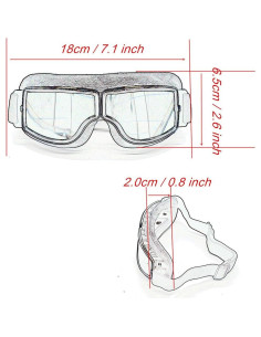 Gafas de Motocicleta Evomosa Vintage Antiempañante 2