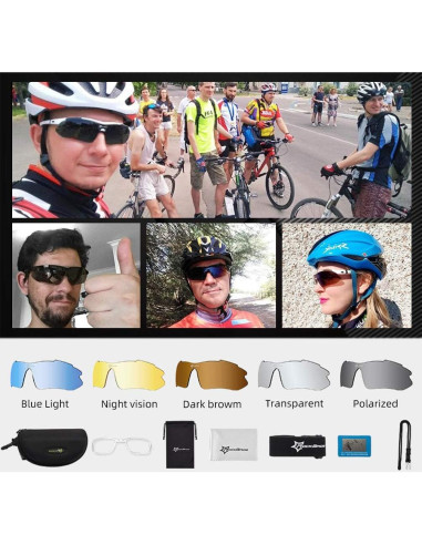 Gafas de Sol ROCKBROS Deportivas Polarizadas UV400 Ciclismo