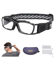 Gafas de baloncesto PC con protección ajustable para adultos