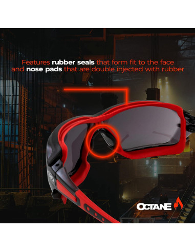 Gafas de Seguridad Global Vision Octane UV y Antiempañante
