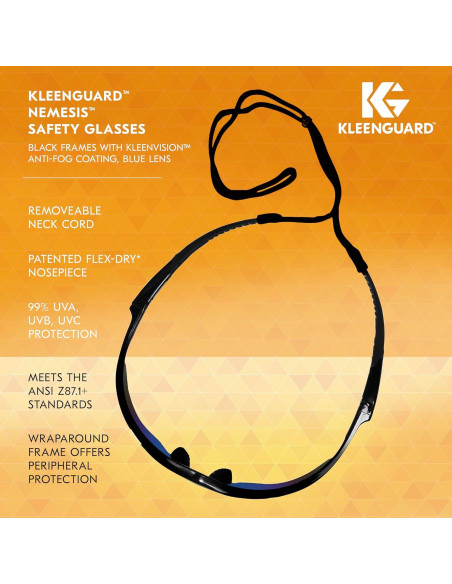 Gafas de Seguridad KleenGuard V30 Nemesis - 12 Pares
