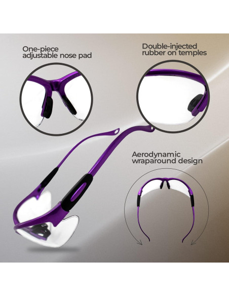 Gafas de seguridad Global Vision Cougar Lentes Transparentes