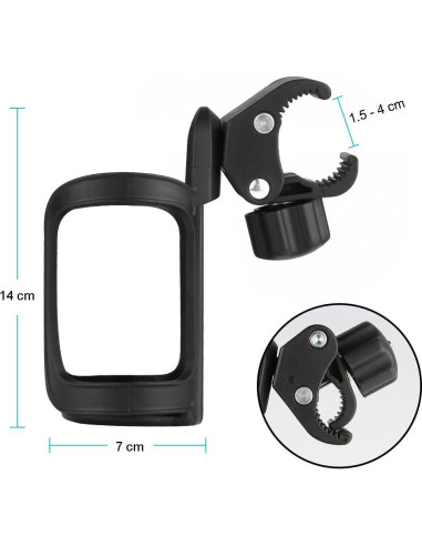 Soporte para Tazas Accmor Universal para Sillas de Ruedas y Andadores