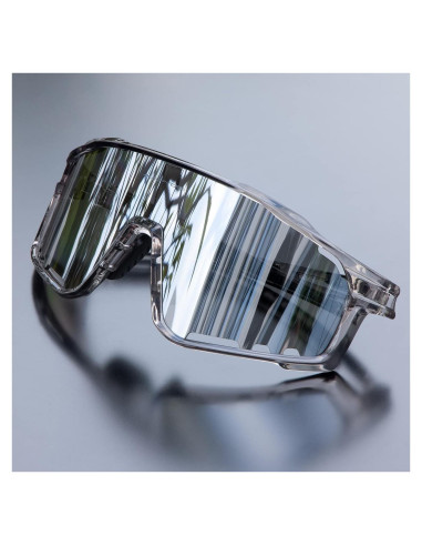 Gafas de Ciclismo KAPVOE Polarizadas TR90 3 Lentes UV400