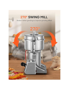 Molino de Granos FOHERE 2500g Acero Inoxidable 3580W 2