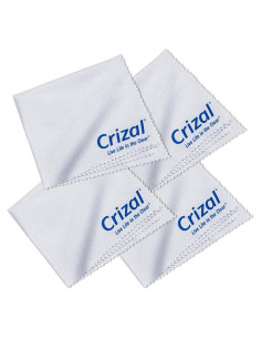 Paño de Microfibra Crizall para Gafas, Paquete de 4