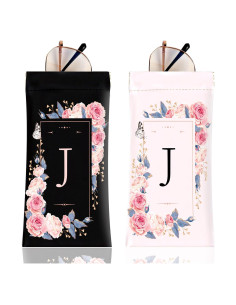 Estuche de Gafas de Sol ZM 2 Pcs Cuero PU con Paño