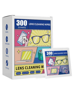 Toallitas de limpieza HI FINE CARE 300 piezas para lentes