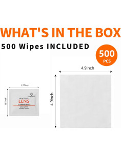 Toallitas de limpieza CareLiving 500 unidades prehumedecidas 2