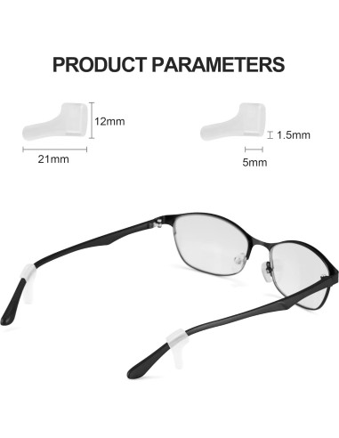 Sujetadores Antideslizantes Lvvfit para Gafas - 10 Pares