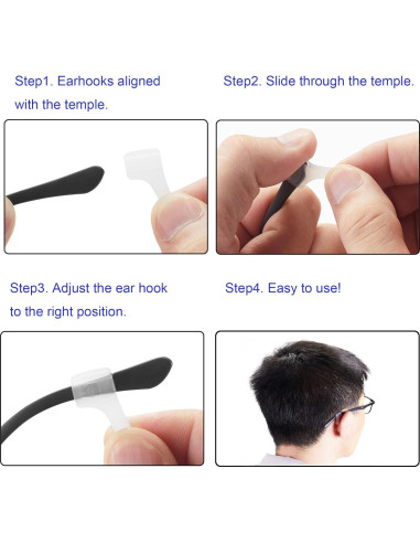 Sujetadores Antideslizantes Lvvfit para Gafas - 10 Pares