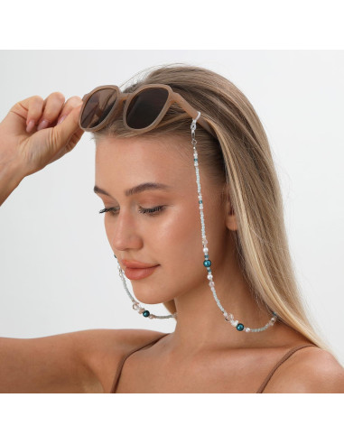 Cadena de Gafas ERNAULO con Perlas para Mujeres 73.66 cm