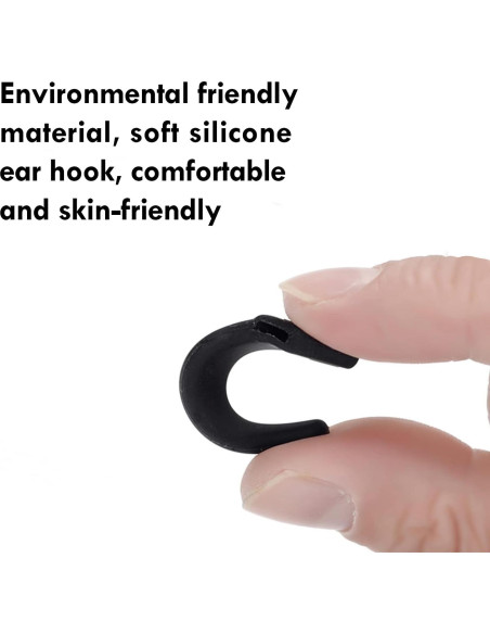 20 Pares Sujetadores Gafas Silicona Antideslizantes TUOPUSIDA