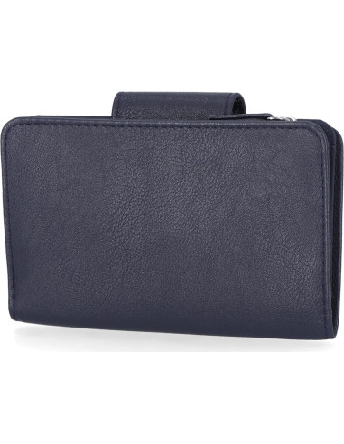 Cartera de Cuero Vegano Nautica Close Reach RFID Índigo