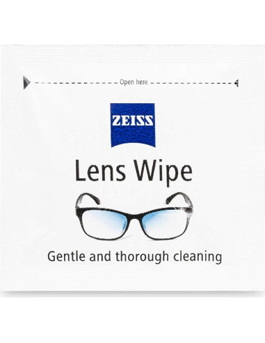 Toallitas de limpieza ZEISS 200 unidades para lentes ópticos