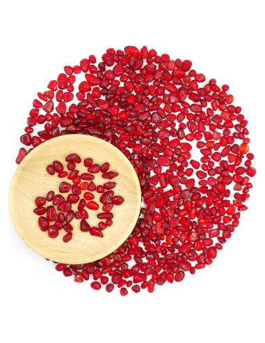 Keedolla Rocas de Acuario 1.43kg Vidrio Rojo Decoración