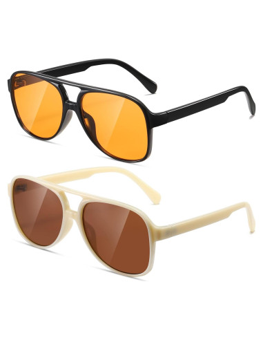 Gafas de sol aviador TIANYESY retro unisex 54x63mm