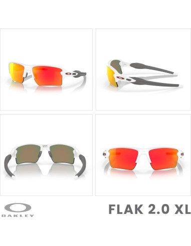 Gafas de sol Oakley Flak 2.0 XL Hombres + Correa y Kit