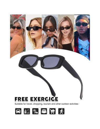 Gafas de sol aviador TIANYESY retro unisex con protección UV