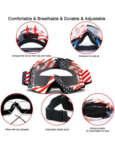 Gafas de Motocross SPOSUNE UV400 para Adultos y Jóvenes 2