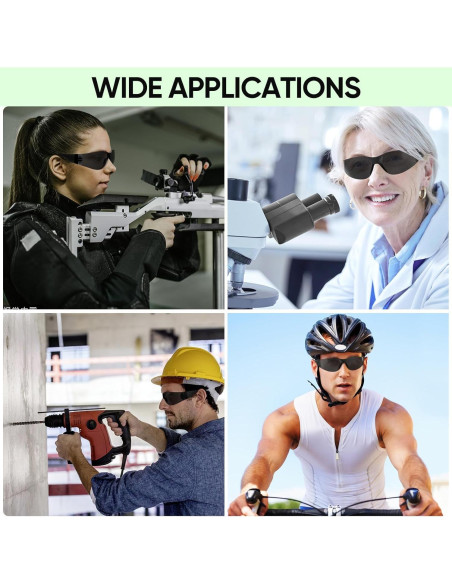 Gafas de Seguridad TICONN Transparentes Resistencia Rayones