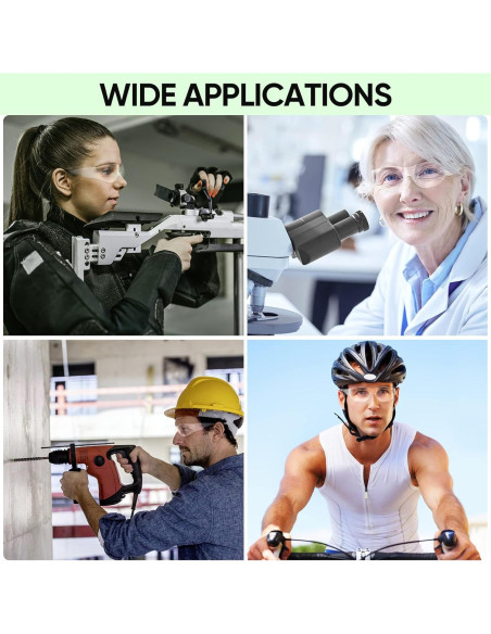 Gafas de Seguridad TICONN Transparentes Resistencia Rayones