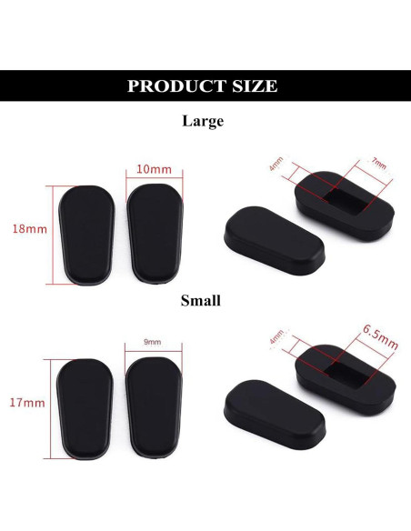 Cubiertas de Almohadillas de Silicona KECHIO Antideslizantes