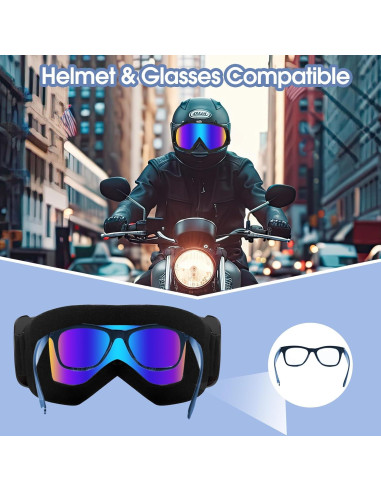 Gafas de Motocicleta Lievermo 2 Paquete ATV Off-Road