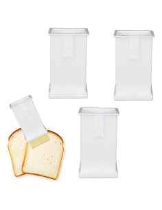 Dispensador de Mantequilla PRAVICS HYH3 Blanco Reutilizable 8.49 cm