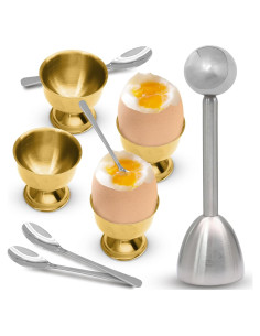 Juego de 9 Abridores de Huevo Acero Inoxidable Vibedor