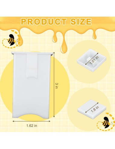 Dispensador de Mantequilla PRAVICS HYH3 Blanco Reutilizable 8.49 cm