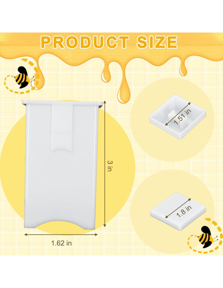 Dispensador de Mantequilla PRAVICS HYH3 Blanco Reutilizable 8.49 cm