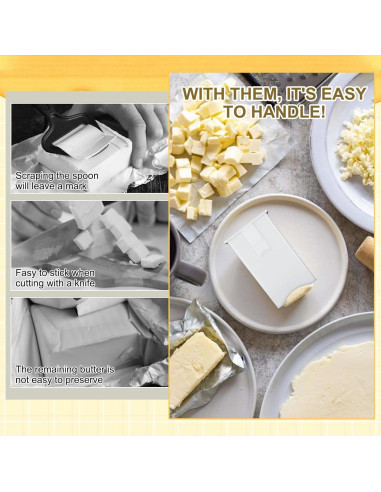 Dispensador de Mantequilla PRAVICS HYH3 Blanco Reutilizable 8.49 cm