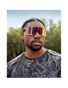 Gafas de Sol Redondas Adidas SP001020N63 63mm Negro Mate 2