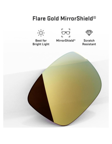 Lentes Revant para gafas Rudy Project Rydon - Espejo Dorado