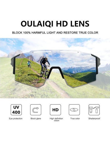 Gafas de sol OULAIQI Qlq-550a para ciclismo UV400