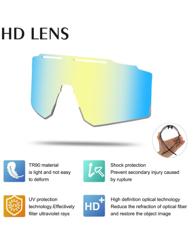 Gafas de sol OULAIQI Qlq-550a para ciclismo UV400