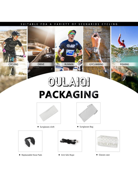 Gafas de sol OULAIQI Qlq-550a para ciclismo UV400