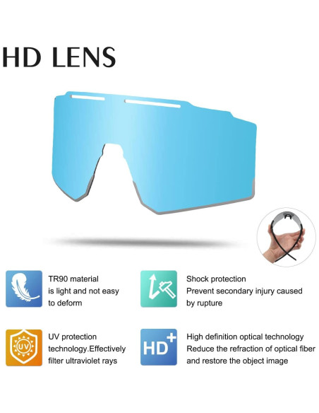 Gafas de sol OULAIQI Xq-550A para ciclismo UV400