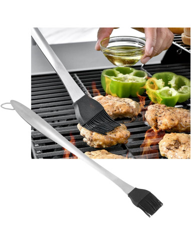 Brocha de Basting OUKENS 44.96 cm Acero Inoxidable Silicona