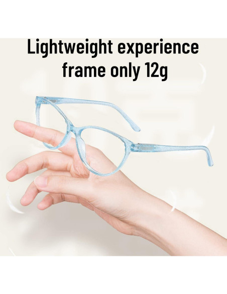 Gafas de Lectura Przene 4 Paquetes Anti Luz Azul 2.75x
