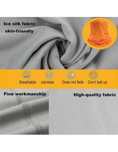 Gafas de Motocicleta LJDJ con Balaclava UV Naranja