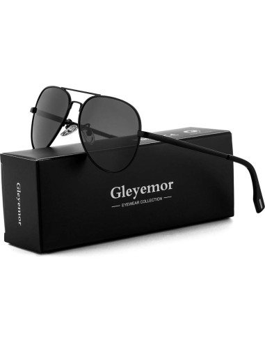 Gafas de sol Gleyemor Aviador Polarizadas 52mm para Caras Pequeñas