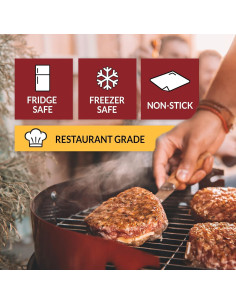 Papel para Hamburguesas Reli. 11.43 cm Redondo - 250 Hojas 2