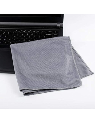 Paños de Limpieza Microfibra KLNYOO 40x40 cm 8 Piezas Gris