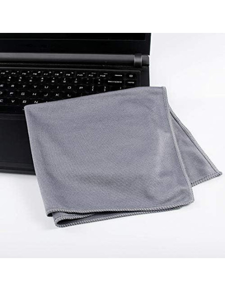 Paños de Limpieza Microfibra KLNYOO 40x40 cm 8 Piezas Gris