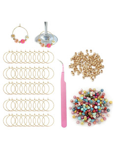 Kit de Encantos para Copas de Vino Personalizados - 500 Letras