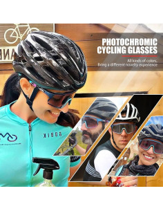 Gafas de Ciclismo KAPVOE K9022 Fotoquímicas UV400 2