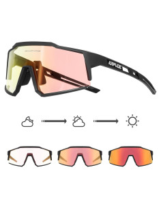 Gafas de Ciclismo KAPVOE K9022 Foto-cromáticas UV400